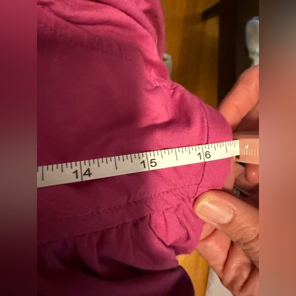 Karlie Purple Maxi Dress with V-Neck and Puff Sleeves - Picture 6 of 6